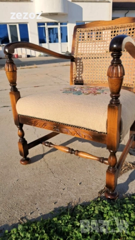 Кресло с гобленова дамаска №041, снимка 2 - Дивани и мека мебел - 51804837