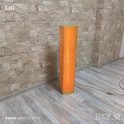 Декоративна  лампа. Ръчна изработка, снимка 7 - Лед осветление - 50475457