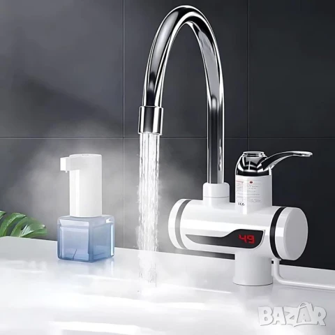 Смесител за вода с нагревател за мигновено загряване