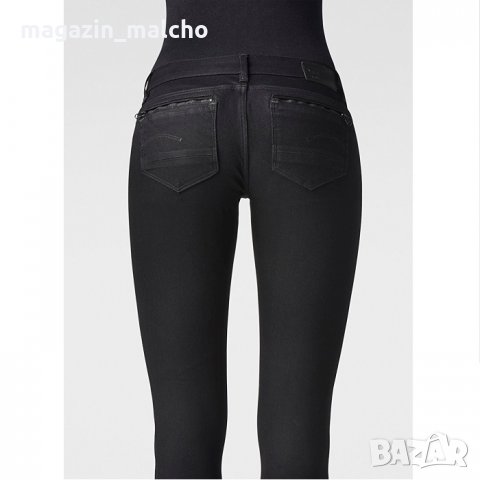 ДАМСКИ ДЪНКИ - G-STAR RAW MIDGE ZIP LOW SUPER SKINNY; размери: W26/L32 и W28/L32, снимка 3 - Дънки - 35532097