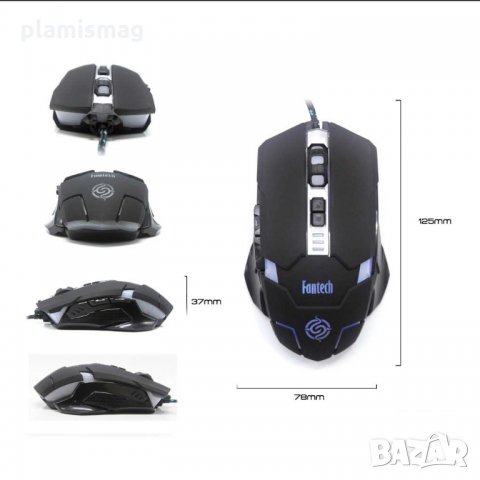 Геймърска мишка FanTech, Оптична Z2 Batrider, снимка 3 - Клавиатури и мишки - 34885175