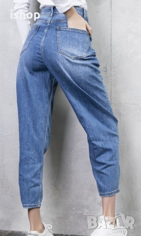 Дамски Дънки Висока Талия, снимка 2 - Дънки - 34339411