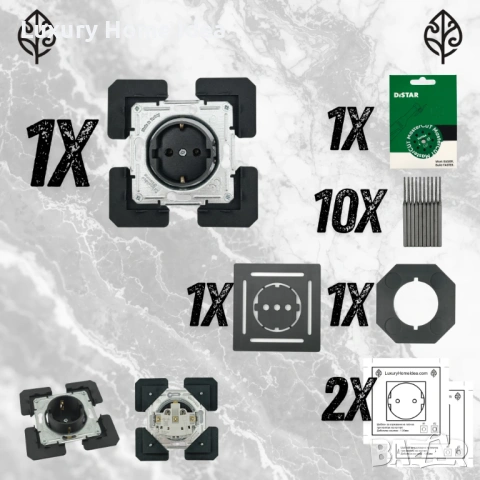 Основа за скрит монтаж на контакт от плочка - Luxury Home Idea, снимка 2 - Други стоки за дома - 53977965