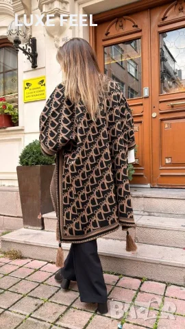 Кашмир ✨ Дамско Пончо , снимка 9 - Жилетки - 56455096