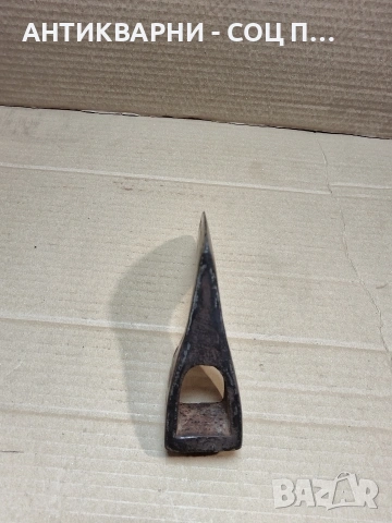 Соц Стара Ръчно Кована Брадва 1.050кг. НОМЕР 997., снимка 4 - Антикварни и старинни предмети - 53940012