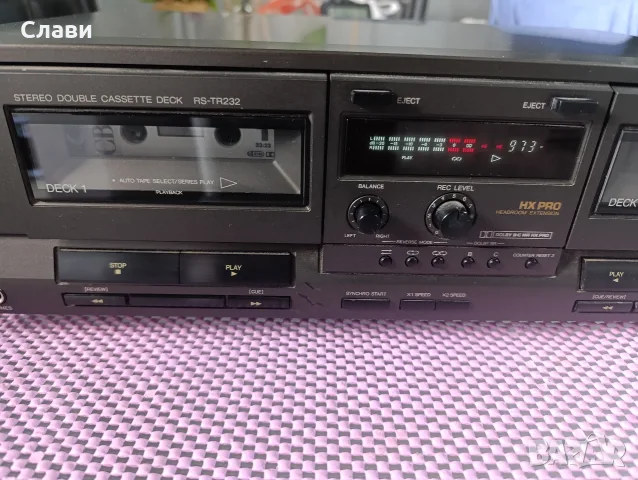 Двукасетъчен Дек Technics RS-TR 232 , снимка 8 - Декове - 56494908