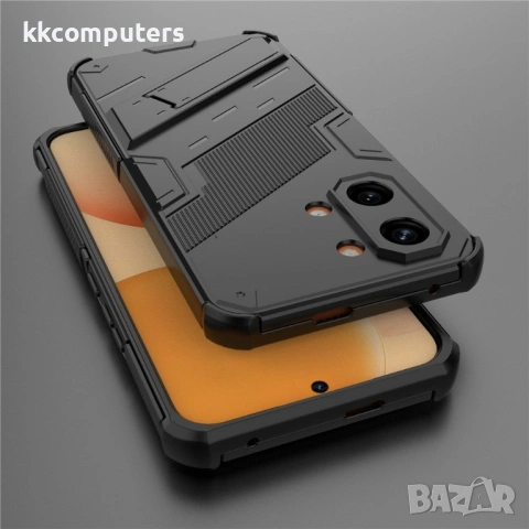 Шокоустойчив Калъф за Xiaomi Poco X8 Pro Max 5G - PC+TPU, Стойка, 8 цвята, снимка 13 - Калъфи, кейсове - 54344145