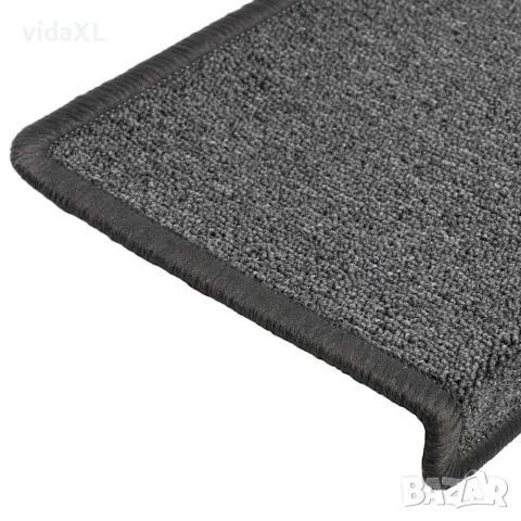 vidaXL Изтривалки за стълби, 30 бр., 65x21x4 см, тъмносиви, с правоъгълен кант, снимка 5 - Изтривалки - 56147160