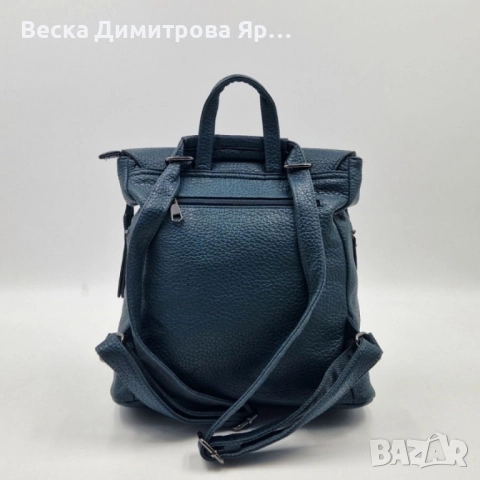 Дамска раница от еко к. с ресни – бохо стил, удобство и обем (36×30×16 см), снимка 9 - Раници - 52574149