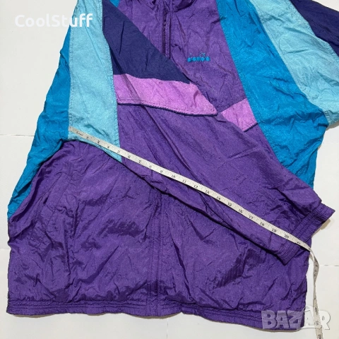 Спортно Горнище Diadora Vintage Размер XXL, снимка 4 - Спортни дрехи, екипи - 53925649