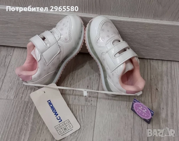 Красиви нови маратонки, н.22 за момиче, снимка 3 - Детски маратонки - 50623828