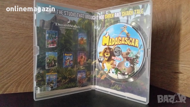DVD MADAGASCAR 2005 г. Като нов, снимка 4 - DVD филми - 54162726