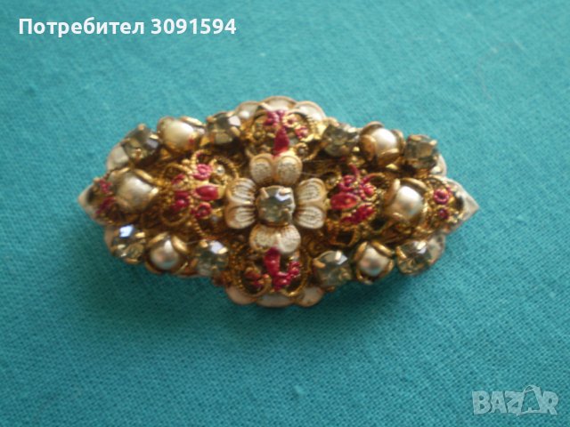 Арт Деко брошка , снимка 2 - Антикварни и старинни предмети - 37537876