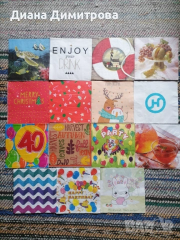 Салфетки, снимка 4 - Декорация за дома - 53054118