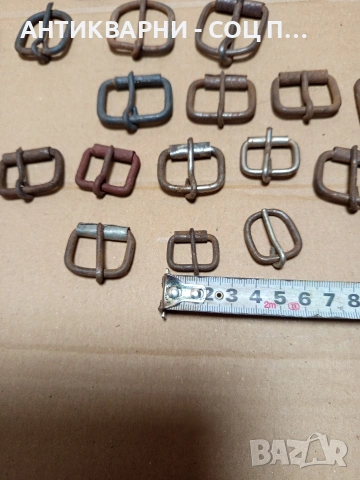 Стари Ръчно Изработени Тока Катарами За Колани 40бр. Номер 592., снимка 14 - Антикварни и старинни предмети - 53205585