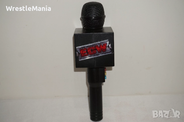Рядък Кеч Микрофон WWE Jakks Pacific Talking Wrestling Mic 2007, снимка 12 - Колекции - 51854879