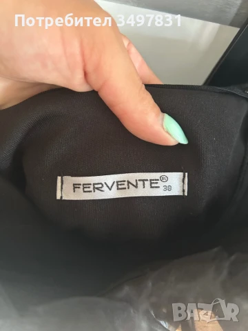 Официална рокля-черен тюл, снимка 3 - Рокли - 50995892