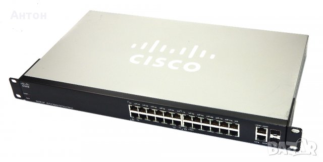 Cisco SG 200-26 26-port Gigabit Smart Switch, снимка 1 - Суичове - 34255270