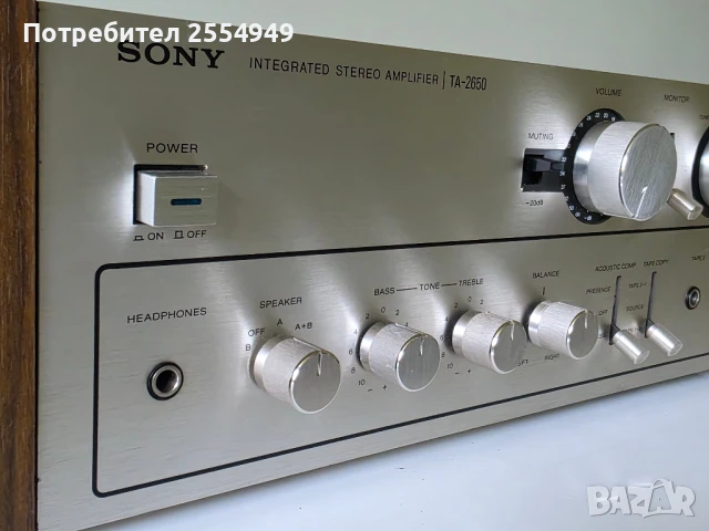 Sony TA-2650 integrated amplifier, снимка 4 - Ресийвъри, усилватели, смесителни пултове - 51063569