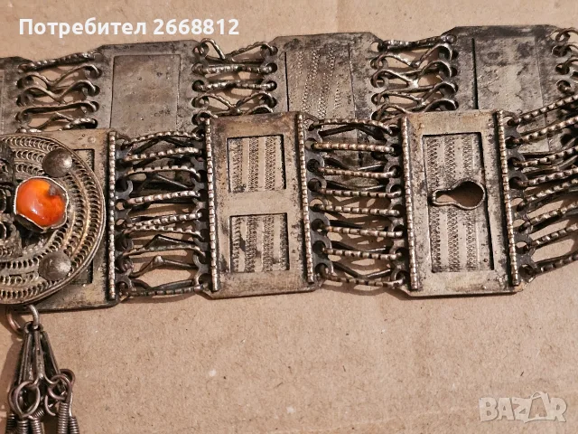 българска пафта и османски колан, снимка 3 - Антикварни и старинни предмети - 55942444