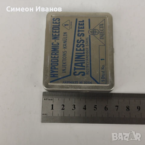 Стари игли за спринцовка Injekta Германия 12 броя #5961, снимка 7 - Други ценни предмети - 50473690