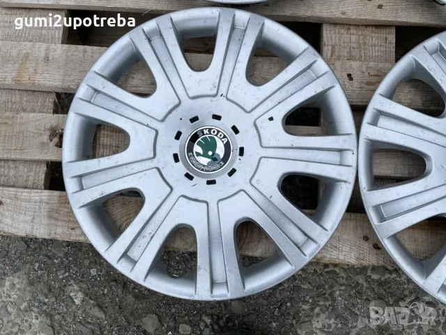 15 цола Тасове SKODA Fabia Octavia, снимка 3 - Аксесоари и консумативи - 49350043