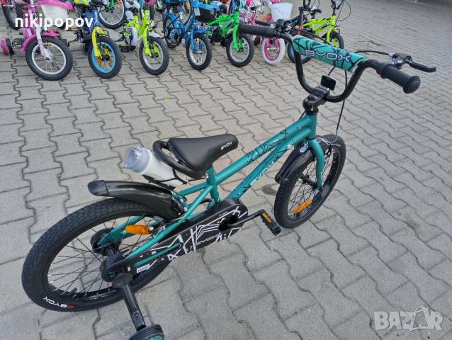 BYOX Велосипед 18" PIXY зелен, снимка 4 - Велосипеди - 44806351