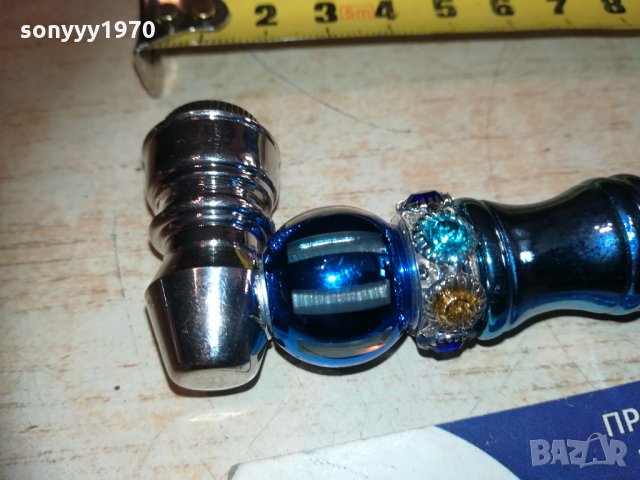 лула стъкло/метал 1112201856, снимка 3 - Колекции - 31090248