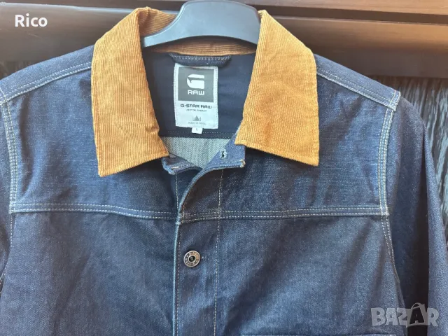 Оригинално Дънково Яке G-Star, снимка 3 - Якета - 49748396