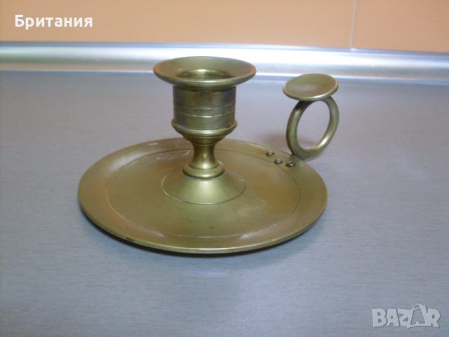 Бронзов свещник., снимка 7 - Антикварни и старинни предмети - 52921547