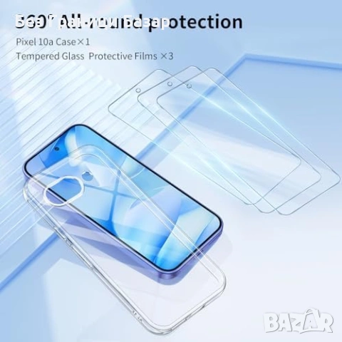 Нов TPU силиконов калъф кейс Google Pixel 10a 6.3 + 3 протектора екран защита, снимка 7 - Калъфи, кейсове - 54103820
