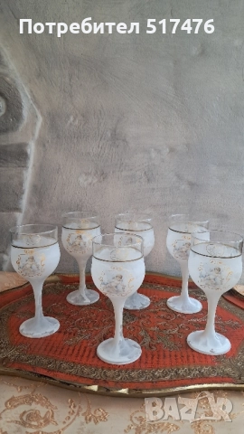 2 комплекта за вино и шампанско Murano , снимка 2 - Други стоки за дома - 51941868