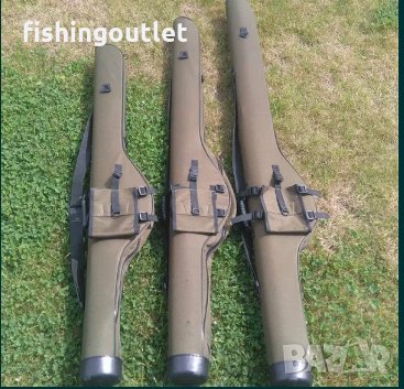  Твърд рибарски калъф с отделение за макара и страничен джоб 