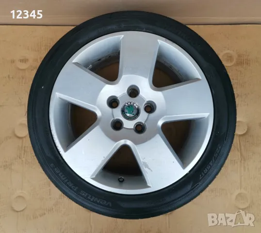 17’’5x112 za skoda suberb 17”5х112 за шкода супърб 3U0 601 025E-№606, снимка 3 - Гуми и джанти - 47844839