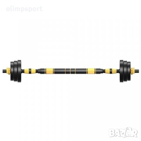 Дъмбели 2x5 кг., изработени от пластмаса, с дръжки с противоплъзгащи ръкохватки, снимка 3 - Фитнес уреди - 39119124