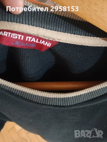 блуза синя М размер, снимка 4 - Блузи - 39012818