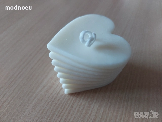 Свещ усукано сърце, снимка 3 - Романтични подаръци - 53026712