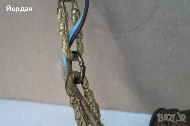 Оригинален италиянски абажур 1920-1930 година, снимка 10 - Антикварни и старинни предмети - 37942287