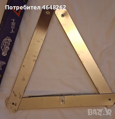 Светлоотлазителен авариен триъгълник 4бр, снимка 4 - Аксесоари и консумативи - 54010012