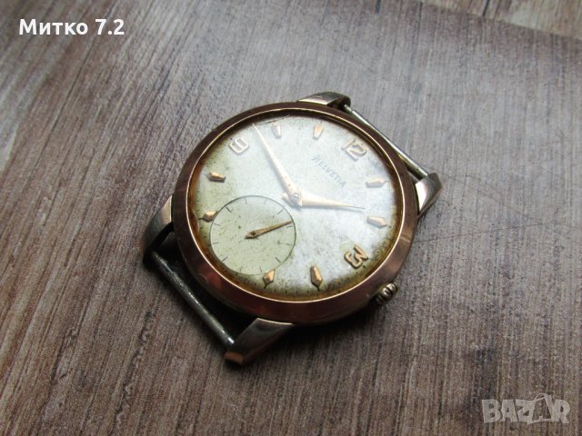 мъжки ръчен часовник - helvetia, снимка 4 - Антикварни и старинни предмети - 30960599