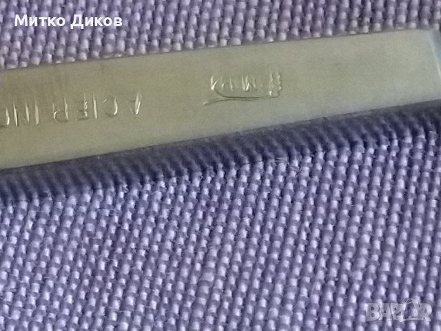 Acier inox made in France тарикатско малко френско ножче скалпел  две позиции 133х40х30мм, снимка 5 - Ножове - 42134337