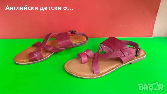 Английски детски сандали естествена кожа , снимка 2 - Детски сандали и чехли - 37004363