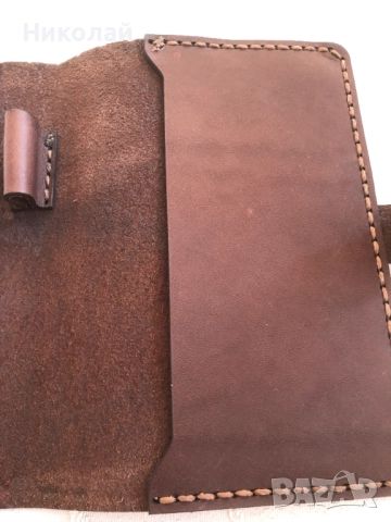 Калъф / портфейл за пътуване BURGUNDY COLLECTIVE, естествена кожа, ръчна изработка, ЮАР топ качество, снимка 9 - Портфейли, портмонета - 52109731