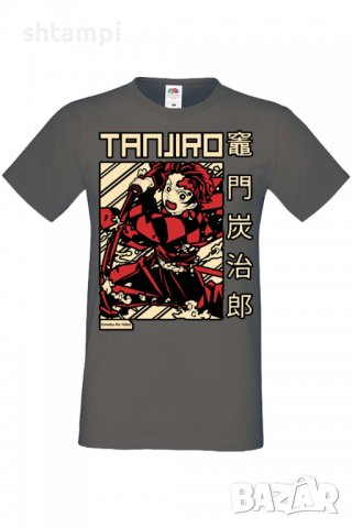 Мъжка тениска Demon Slayer Tanjiro Kamado 02,Анимация,игра,Празник,Повод,, снимка 8 - Тениски - 37936770