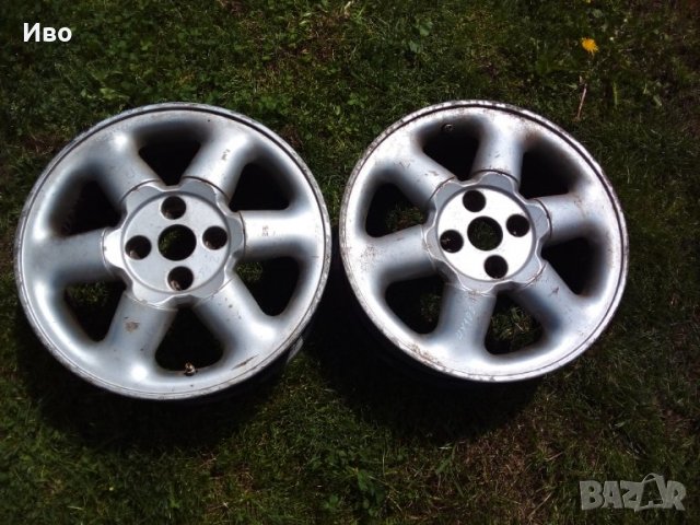 Renault,Алуминиеви джанти 14цола,4х100мм,2броя , снимка 1