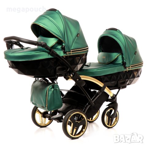 Бебешка количка Junama Fluo line Duo Slim 2в1, 3в1 НОВА, снимка 3 - Детски колички - 42082184