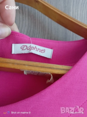 Маркова Розова Рокля на Daphne -нова с етикет , снимка 8 - Рокли - 49780087