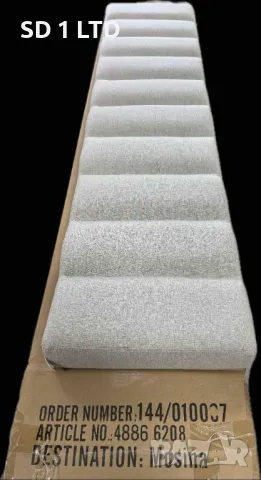 Тапицирана пейка с метална рамка Maria Kretschmer Home&Living 4886 6208 за спалня интериорна, снимка 2 - Дивани и мека мебел - 50140517