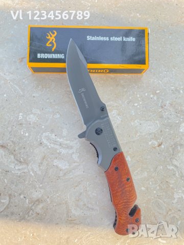 Нож, сгъваем, Browning  DA308 - размери 95 х 225, снимка 6 - Ножове - 35416282