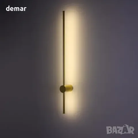 Линеен LED аплик TEKLED 80 см, 12 W, 4000 K, златист, снимка 2 - Настолни лампи - 55806918